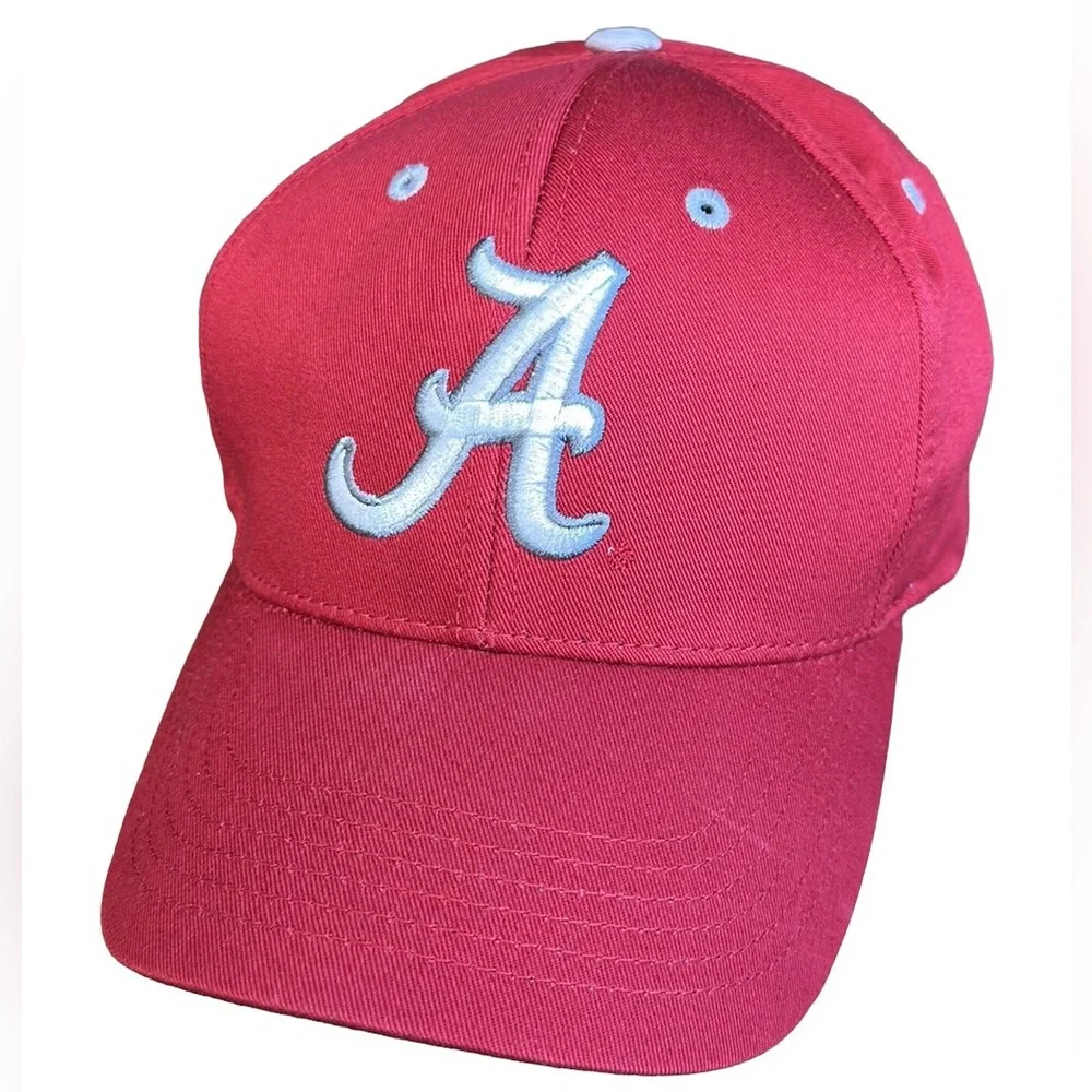 University of Alabama Crimson Roll Tide Embroidered Adjustable Strapback Hat Cap